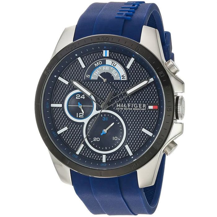 Mens / Gents Blue Chronograph Tommy Hilfiger Designer Watch 1791350