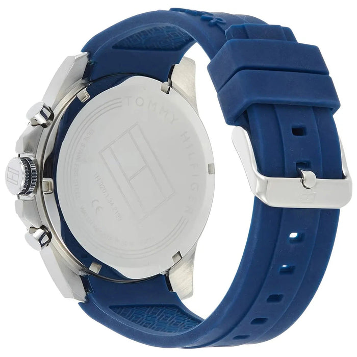 Mens / Gents Blue Chronograph Tommy Hilfiger Designer Watch 1791350