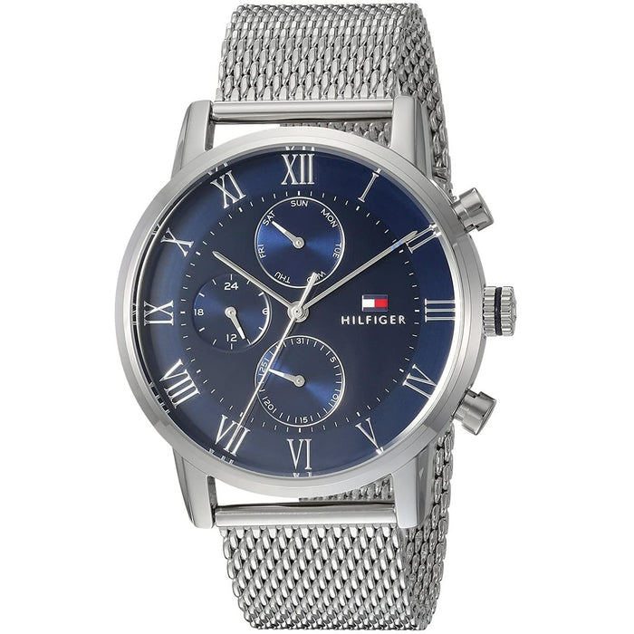 Mens / Gents Blue Chronograph Tommy Hilfiger Designer Watch 1791398