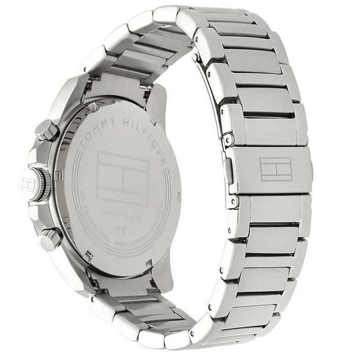 Mens / Gents Decker Silver Stainless Steel Tommy Hilfiger Designer Watch 1791564