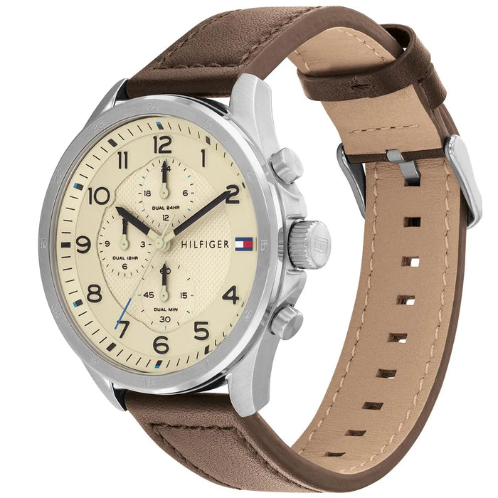 Tommy Hilfiger Chrono Men's Beige Watch 1792003