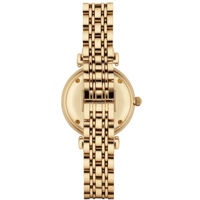 Emporio Armani Ladies T-Bar Gianni Gold Watch AR1877