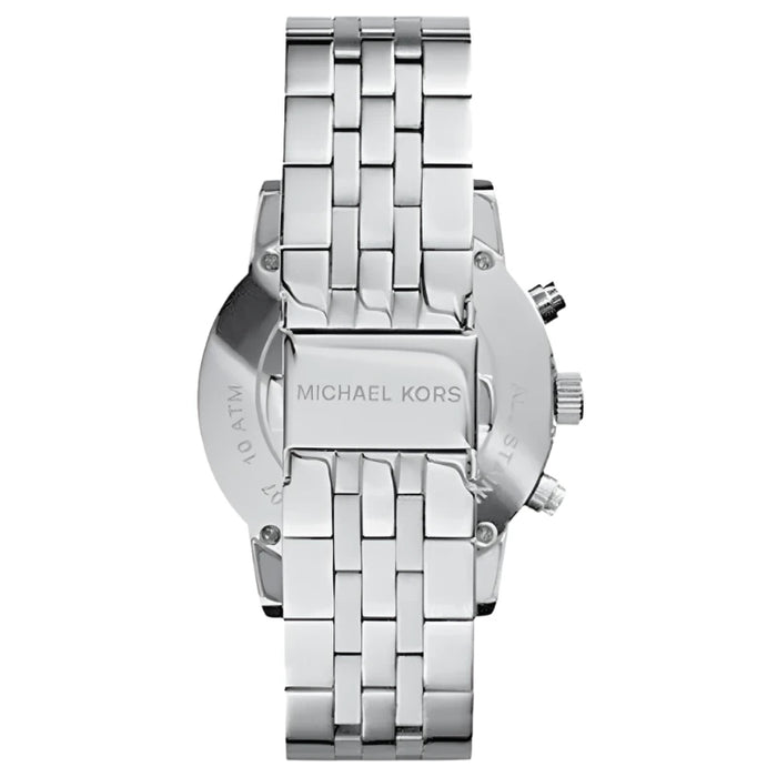 Michael Kors Ladies Silver Stainless Steel Chronograph Watch MK5021