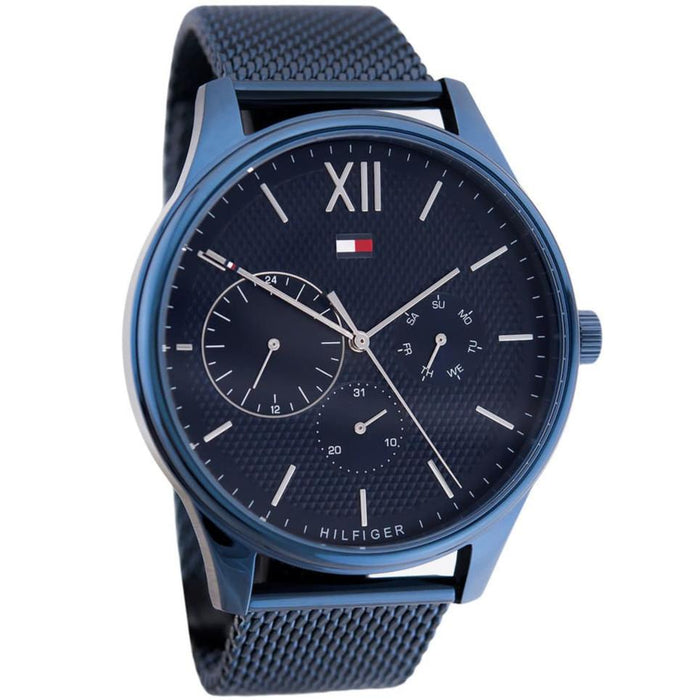 Mens / Gents Blue Chronograph Tommy Hilfiger Designer Watch 1791421