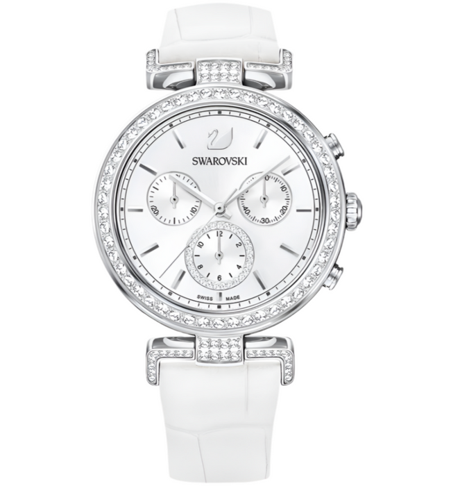 Swarovski 5295346 Passage Chrono Ladies White Watch