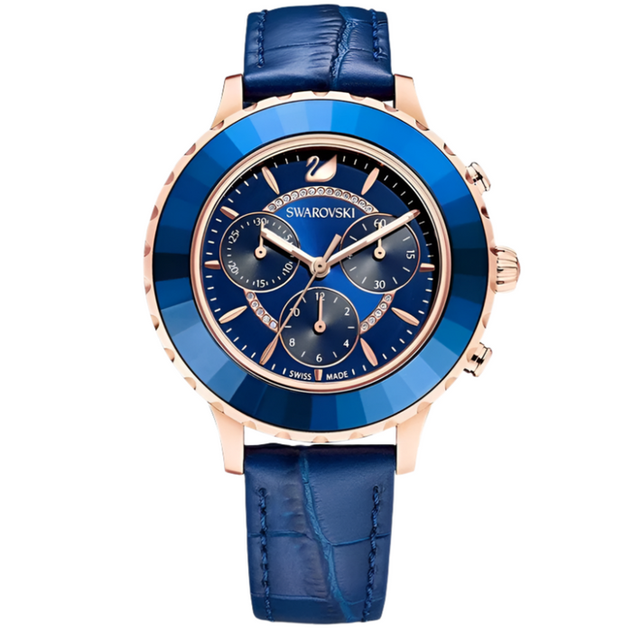 Swarovski 5563480 Octea Lux Chrono  Ladies Blue Watch