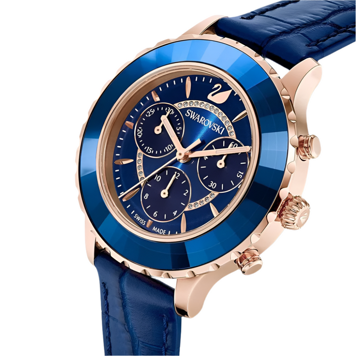 Swarovski 5563480 Octea Lux Chrono  Ladies Blue Watch