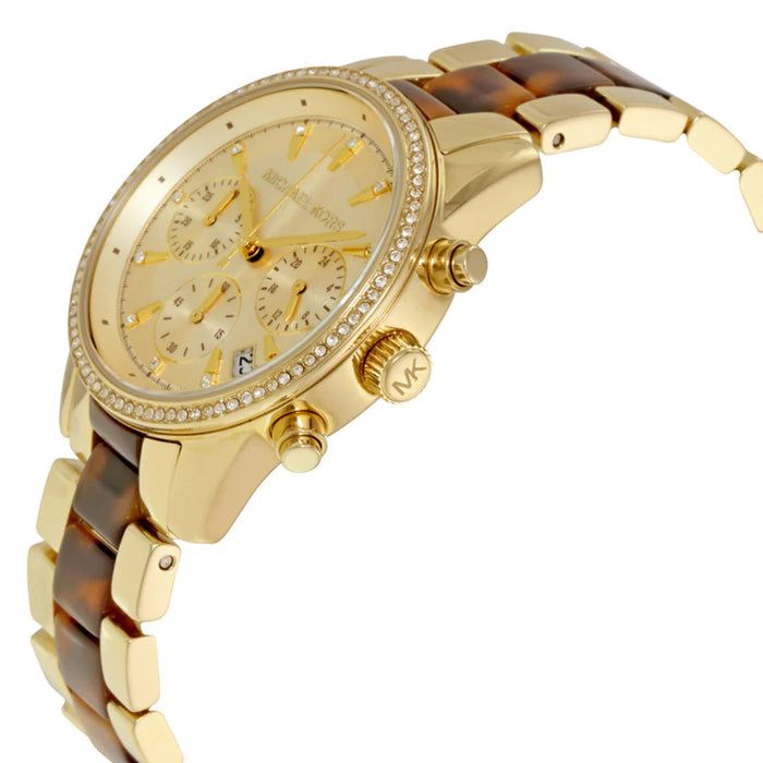 Michael Kors Ladies Two-Tone Lauryn Watch MK6322