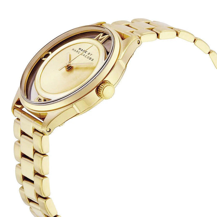 Marc Jacobs MBM3413 Tether Gold-Tone Stainless Steel Ladies Watch