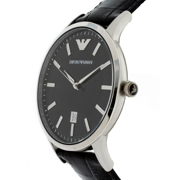 Emporio Armani AR2411 Black Stainless Steel  Men's Watch