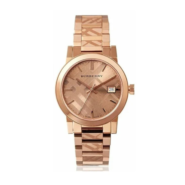 Burberry The City Ladies Rose Gold Watch BU9146