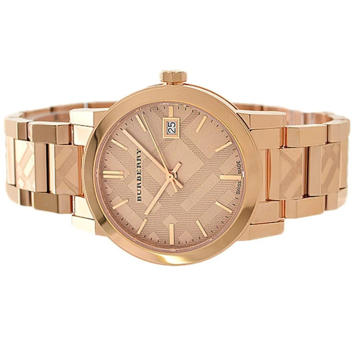 Burberry The City Ladies Rose Gold Watch BU9146