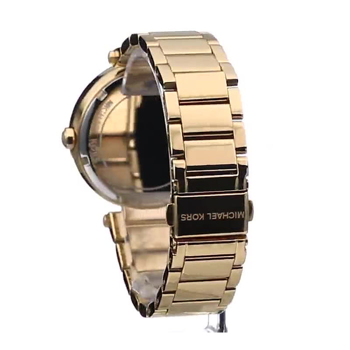 Michael Kors Ladies Parker Yellow Gold Watch MK5784