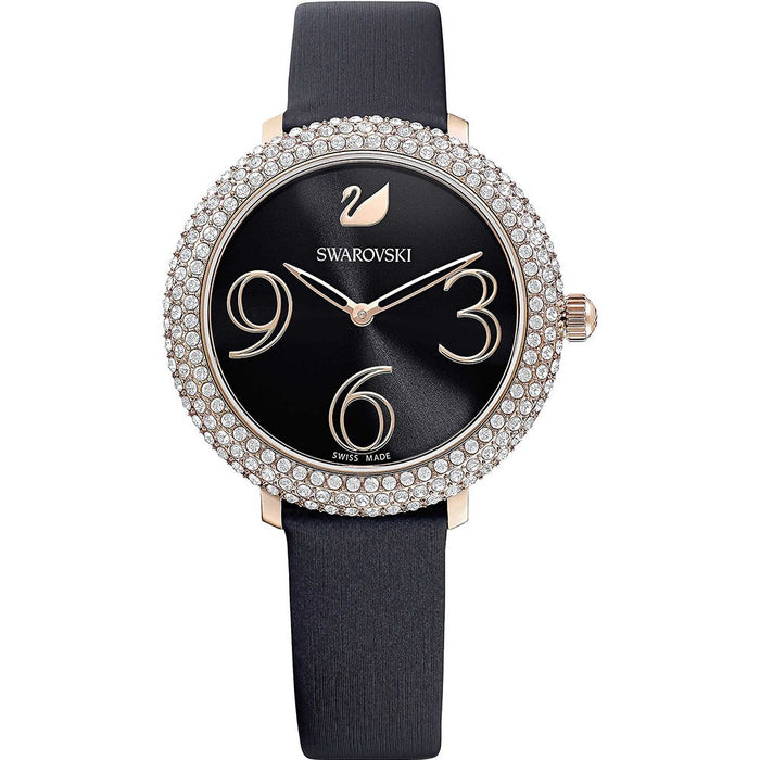 Swarovski 5484058 Crystal Frost Ladies Black Watch