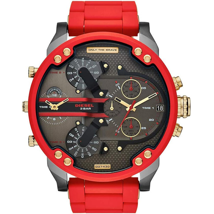 Diesel Men's Mr Daddy 2.0 Red Watch DZ7430