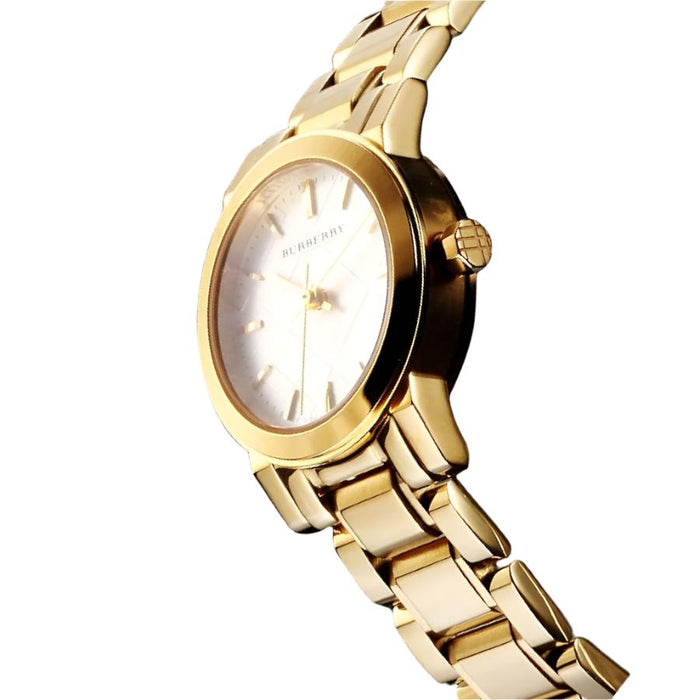 Burberry BU9203 Gold Ion Plated Stainless Steel Bracelet Ladies Watch