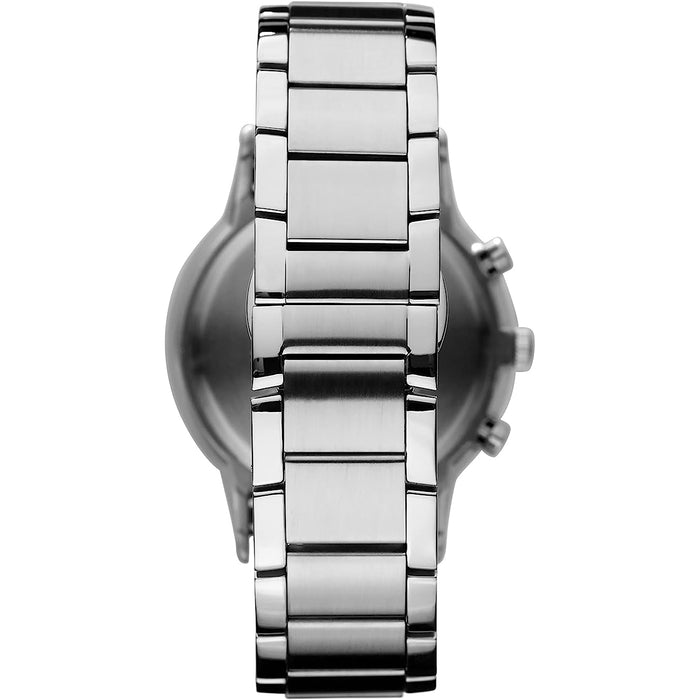 Emporio Armani AR2434 Classic Stainless Steel Chronograph Men's Black Watch