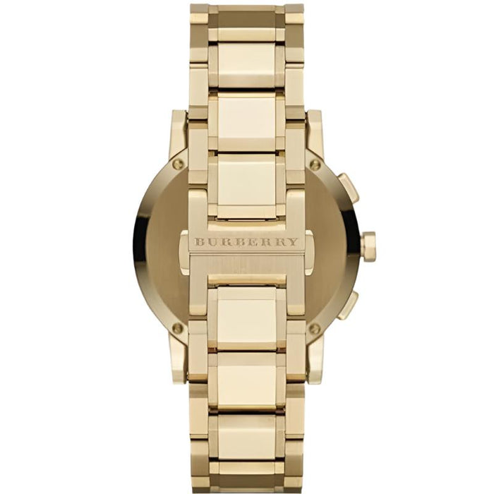 Burberry BU9753 Gold Tone Stainless Steel Chronograph Ladies Watch