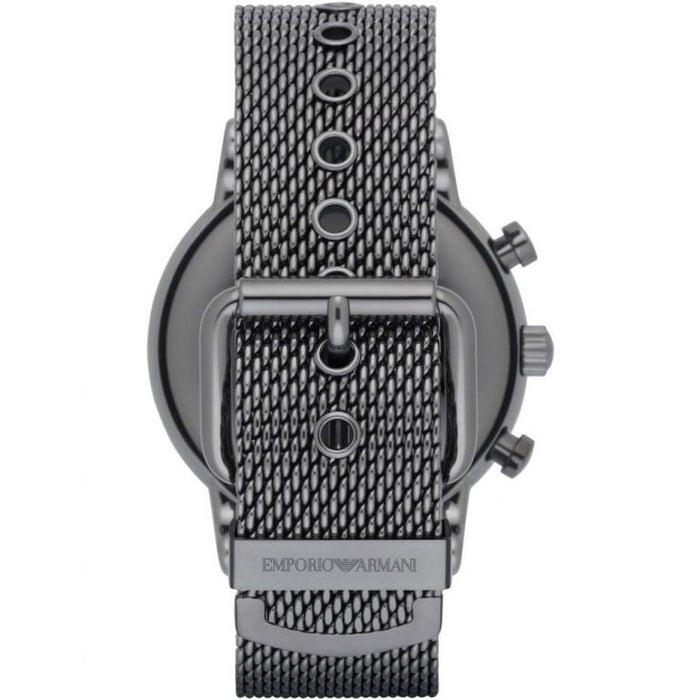 Emporio Armani  AR1979 Gunmetal Gray Mesh Chronograph  Men's Watch