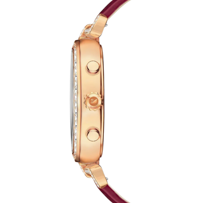 Swarovski 5416701 Era Journey Ladies Dark Red Watch