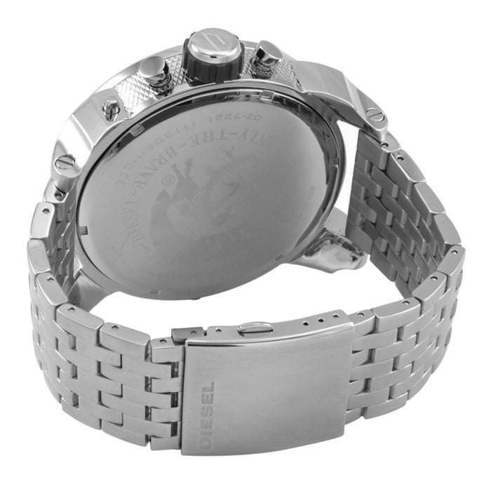 Diesel DZ7221 Mr. Daddy Silver Stainless Steel Chronograph Men's Watch