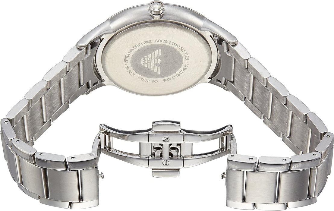 Emporio Armani Men's Renato Silver Watch AR2472