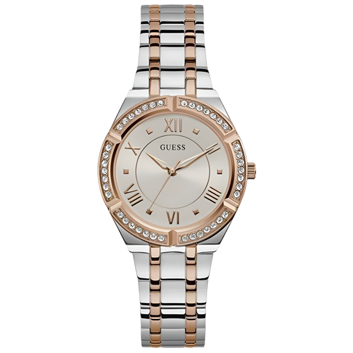 Guess Crystal Tow-Tone Ladies Watch GW0033L9