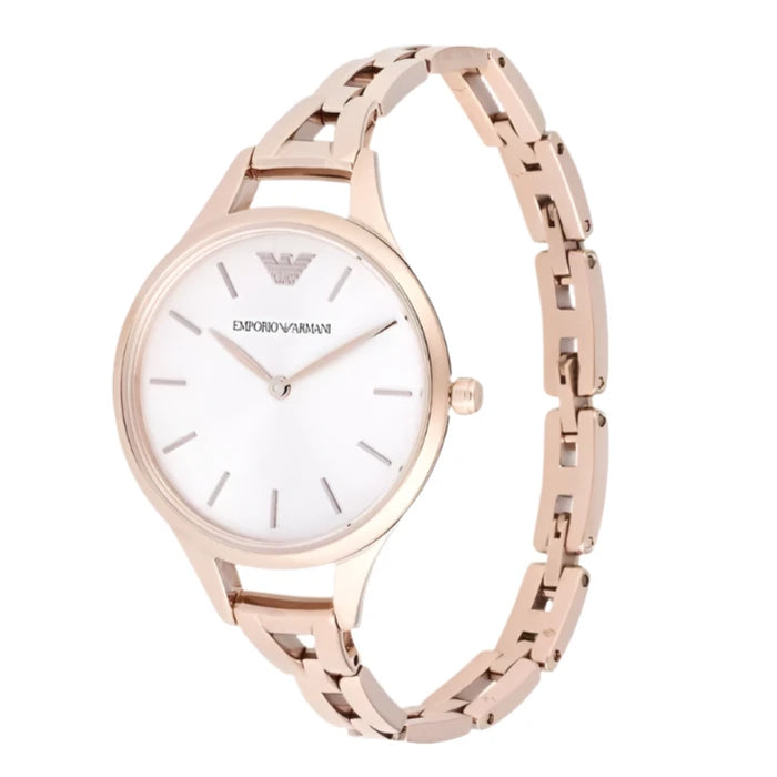 Emporio Armani AR11055 Aurora Gold Stainless Steel Bracelet Ladies Watch