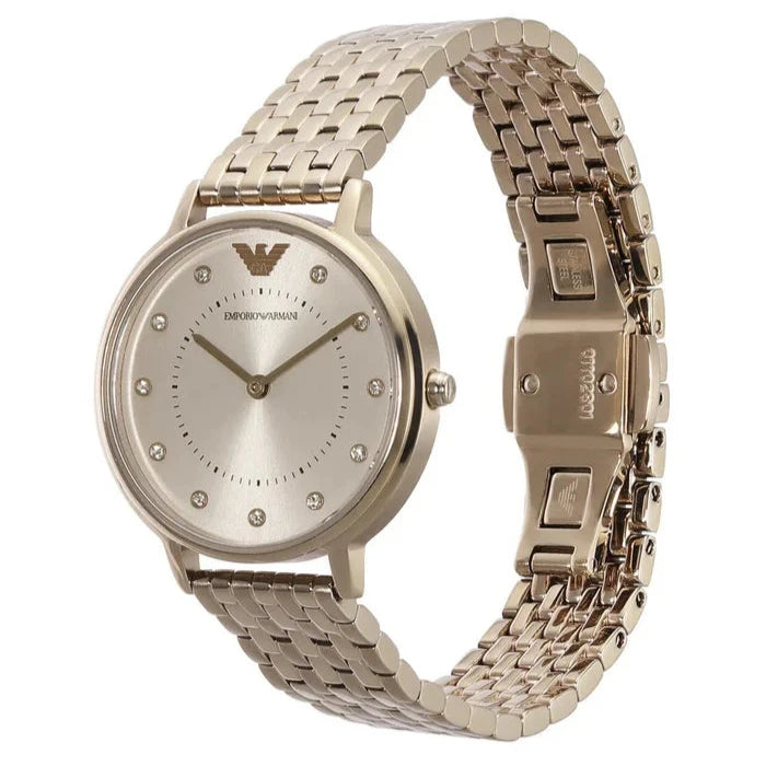 Emporio Armani AR11062 Rose Gold Stainless Steel Ladies Watch