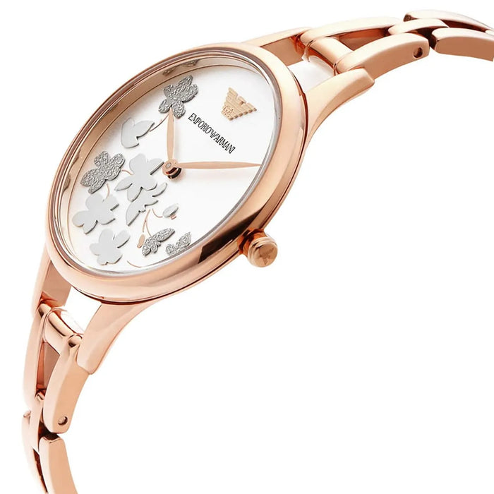 Emporio Armani AR11108 Rose Gold Stainless Steel Ladies Watch