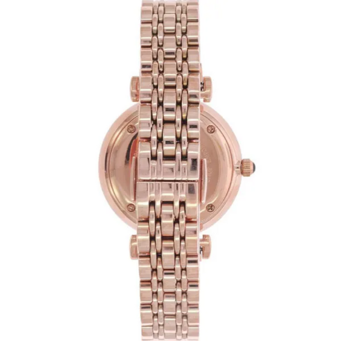 Emporio Armani Ladies T-Bar Gianni Rose Gold Watch AR11145