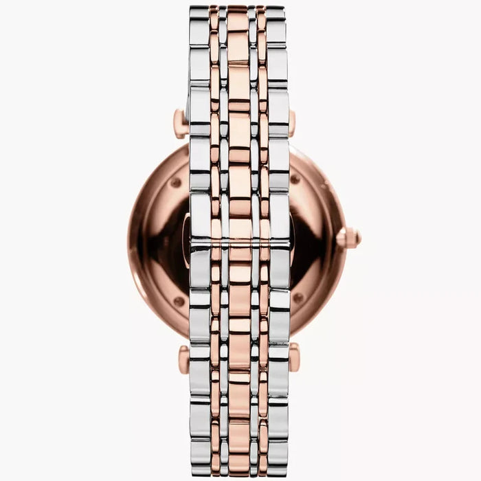 Emporio Armani AR1677 Rose Gold and Stainless Steel Ladies Watch