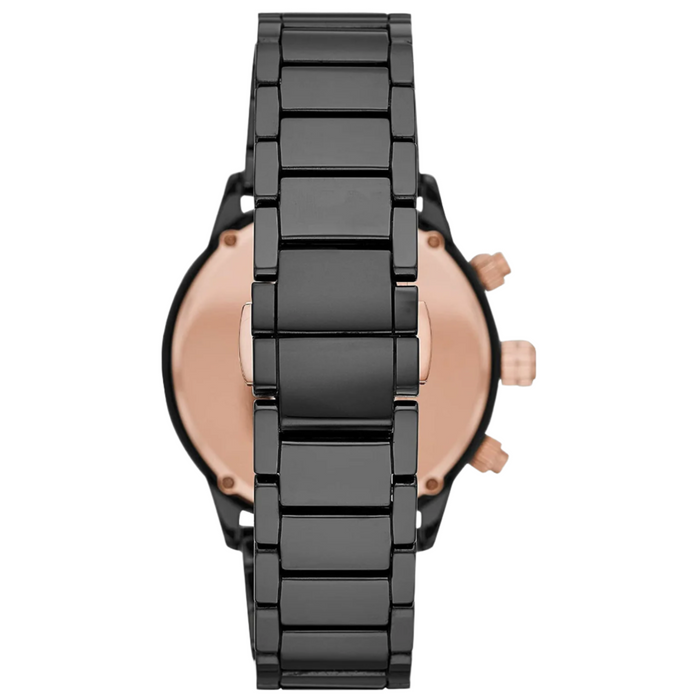 Emporio Armani Men's Mario Black Watch AR70002