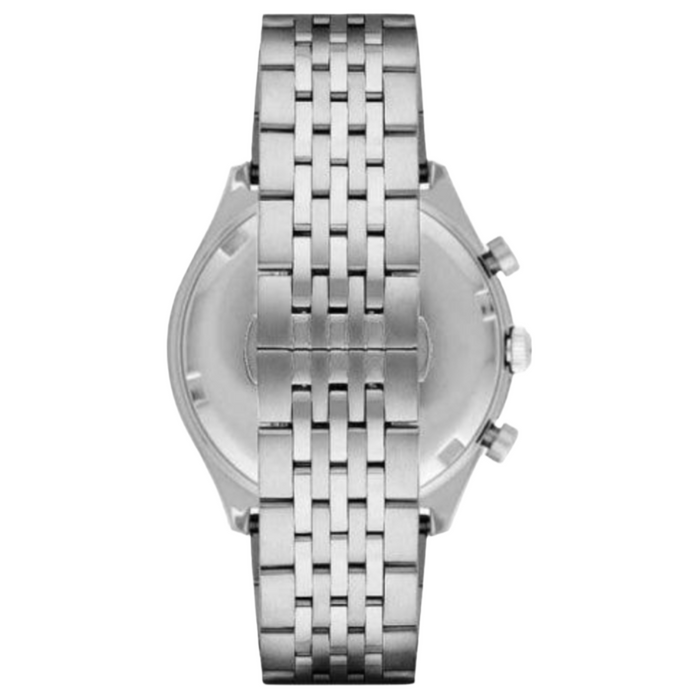 Emporio Armani AR80009 Silver Stainless Steel Chronograph  Men's Watch