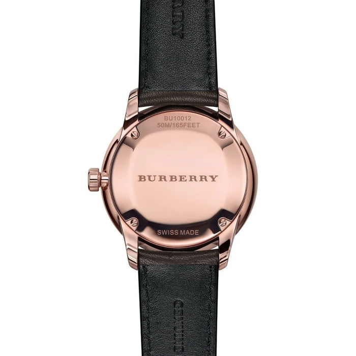 Burberry BU10012 Check Stamped Rose Gold Men's Watch