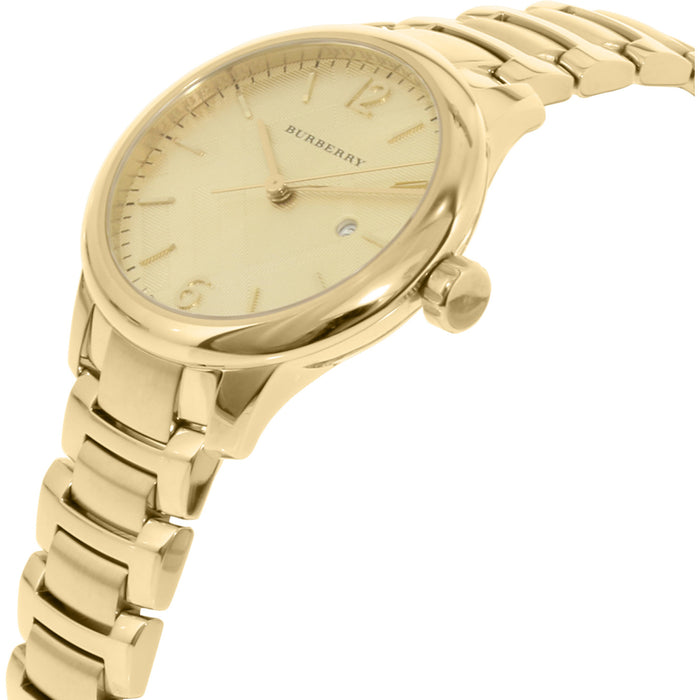 Burberry BU10109 Gold The Classic Stainless Steel Ladies Watch