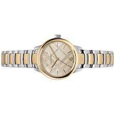 Burberry BU10118 Classic Silver & Gold Two-Tone Stainless Steel Ladies Watch