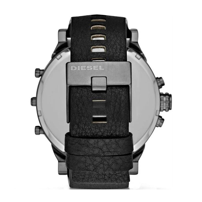 Diesel DZ7350 Daddy 2.0 Black Leather Chronograph Men's Watch