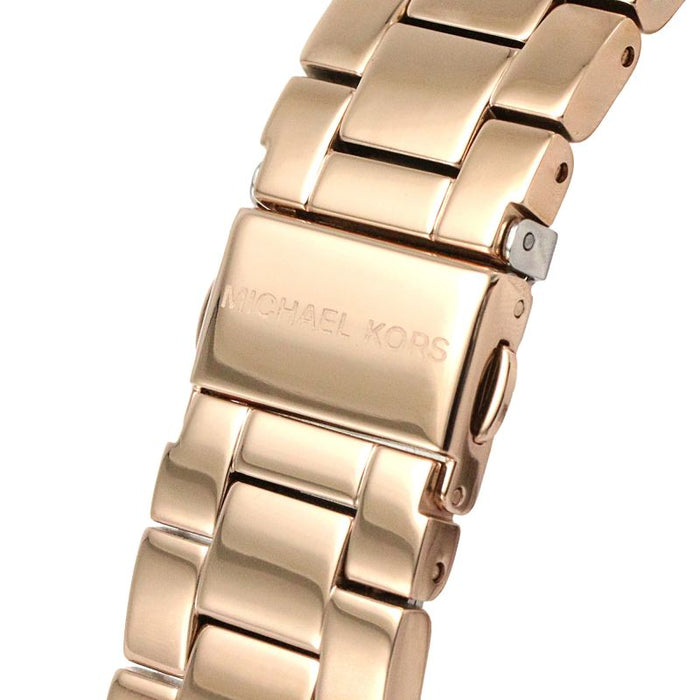 Michael Kors Ladies Rose Gold Ritz Watch MK6485