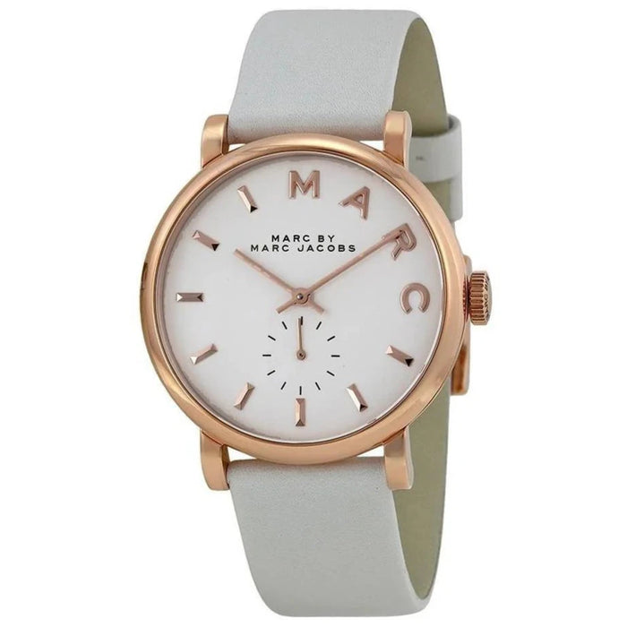 Marc Jacobs MBM1283 White Leather Ladies Watch