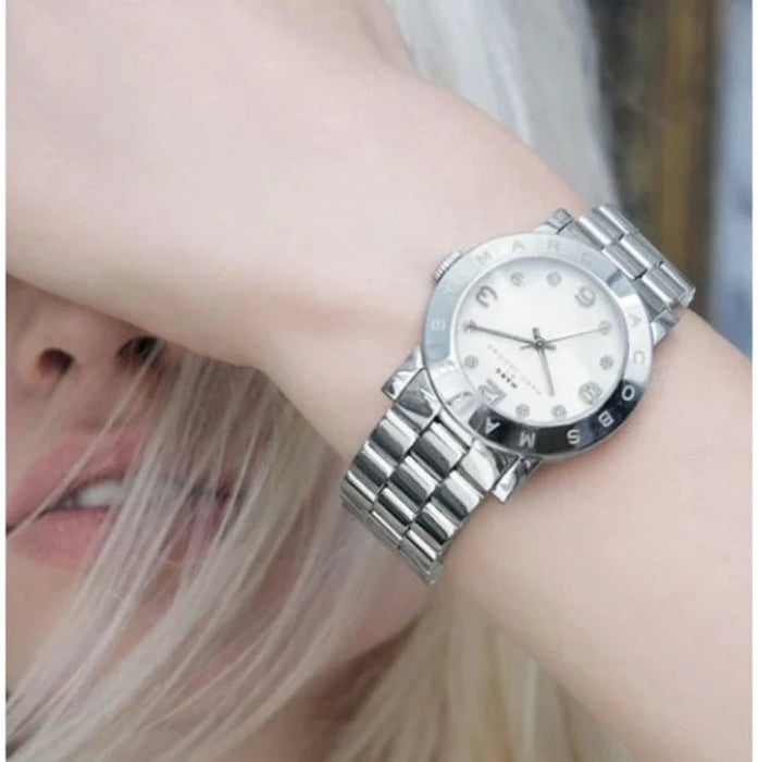 Marc Jacobs  MBM3055 Mini AMY Silver Stainless Steel  Ladies Watch