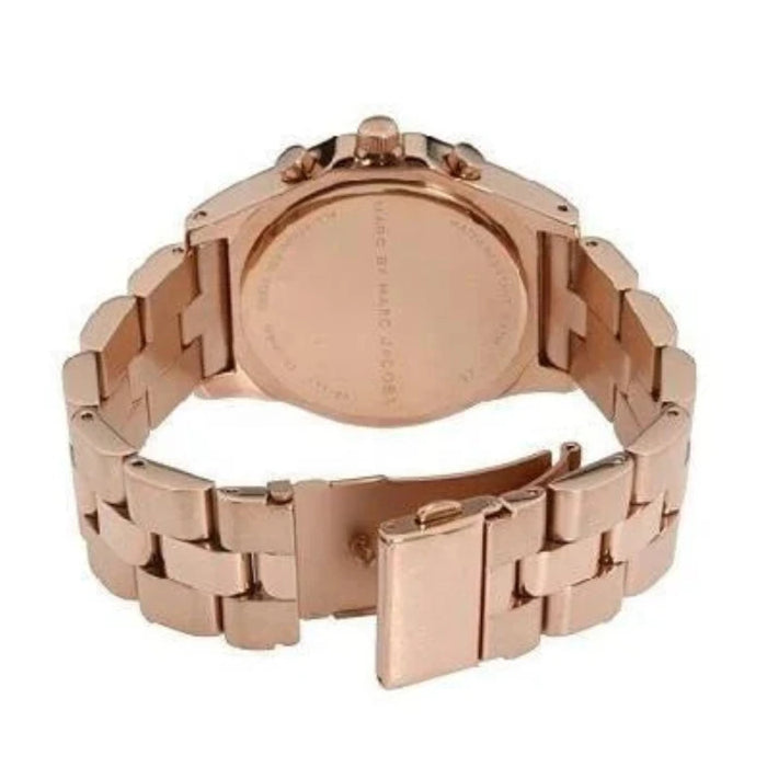 Marc Jacobs MBM3082 Blade Rose Gold Stainless Steel Chronograph Ladies Watch