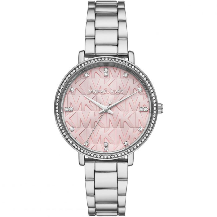 Michael Kors Ladies Silver Pyper Watch MK4631