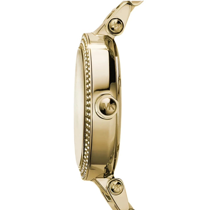 Michael Kors Ladies Parker Yellow Gold Watch MK5784