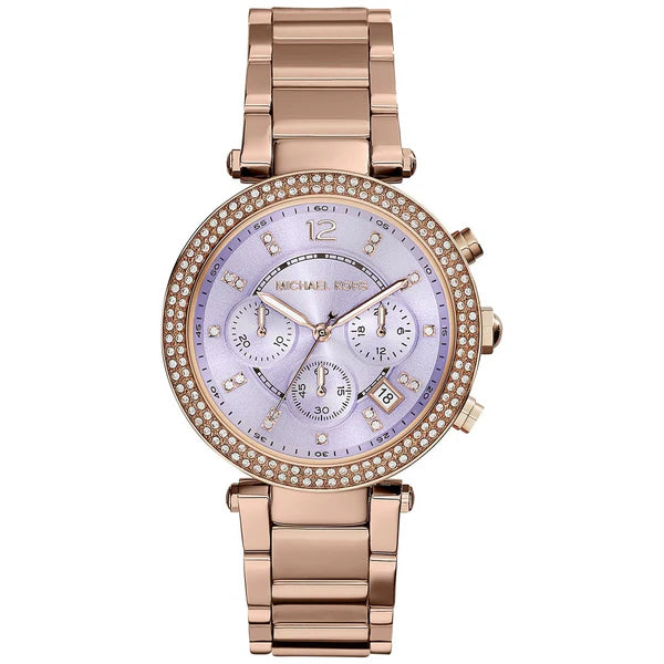 Michael Kors Parker Ladies Rose Gold Watch MK6169