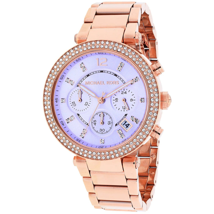 Michael Kors Parker Ladies Rose Gold Watch MK6169