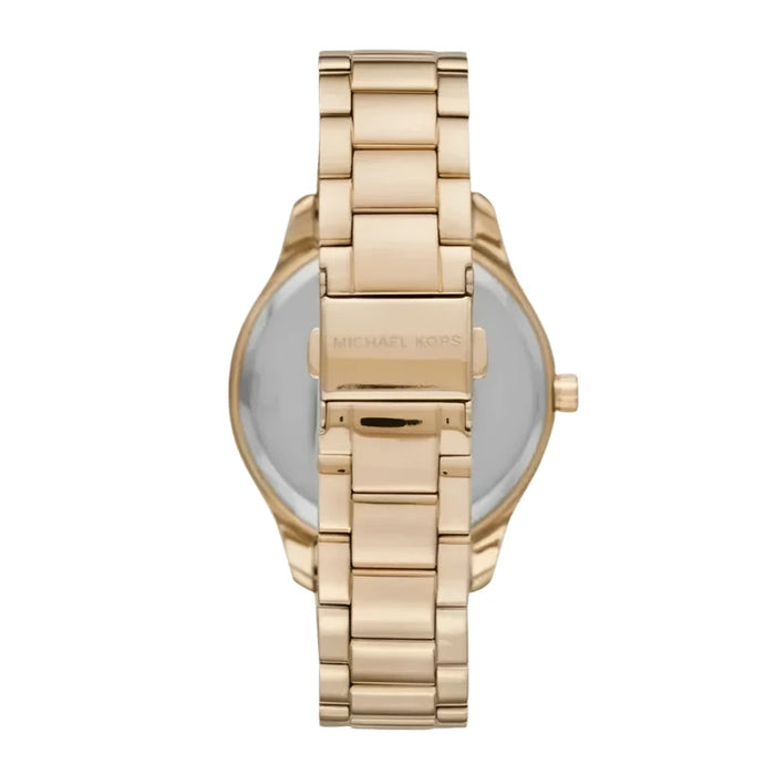 Michael Kors Ladies Slim Runway Gold Watch MK3739