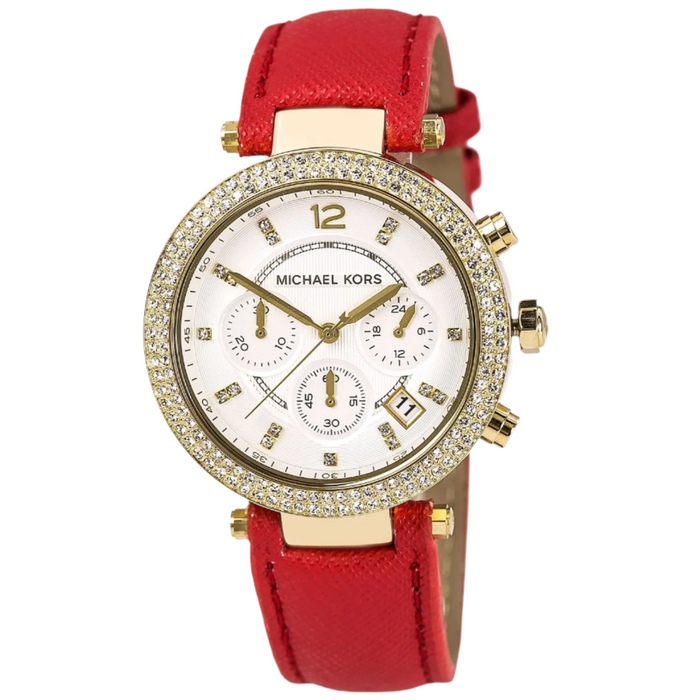 Michael Kors Parker Chrono Ladies Pink Watch MK2297