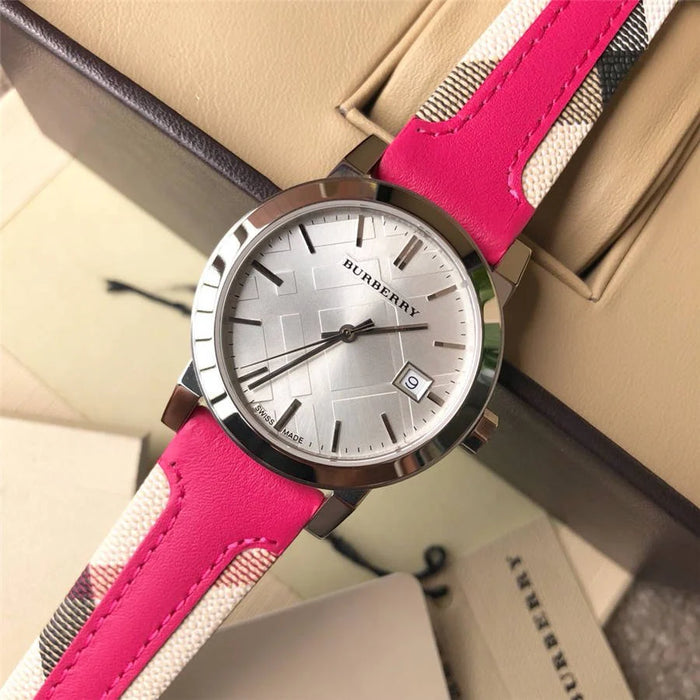 Burberry The City Haymarket Ladies Pink Watch BU9149