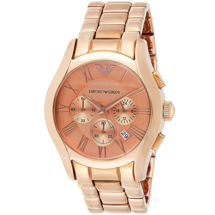 Emporio Armani Men's Valente Rose Gold Watch AR0365